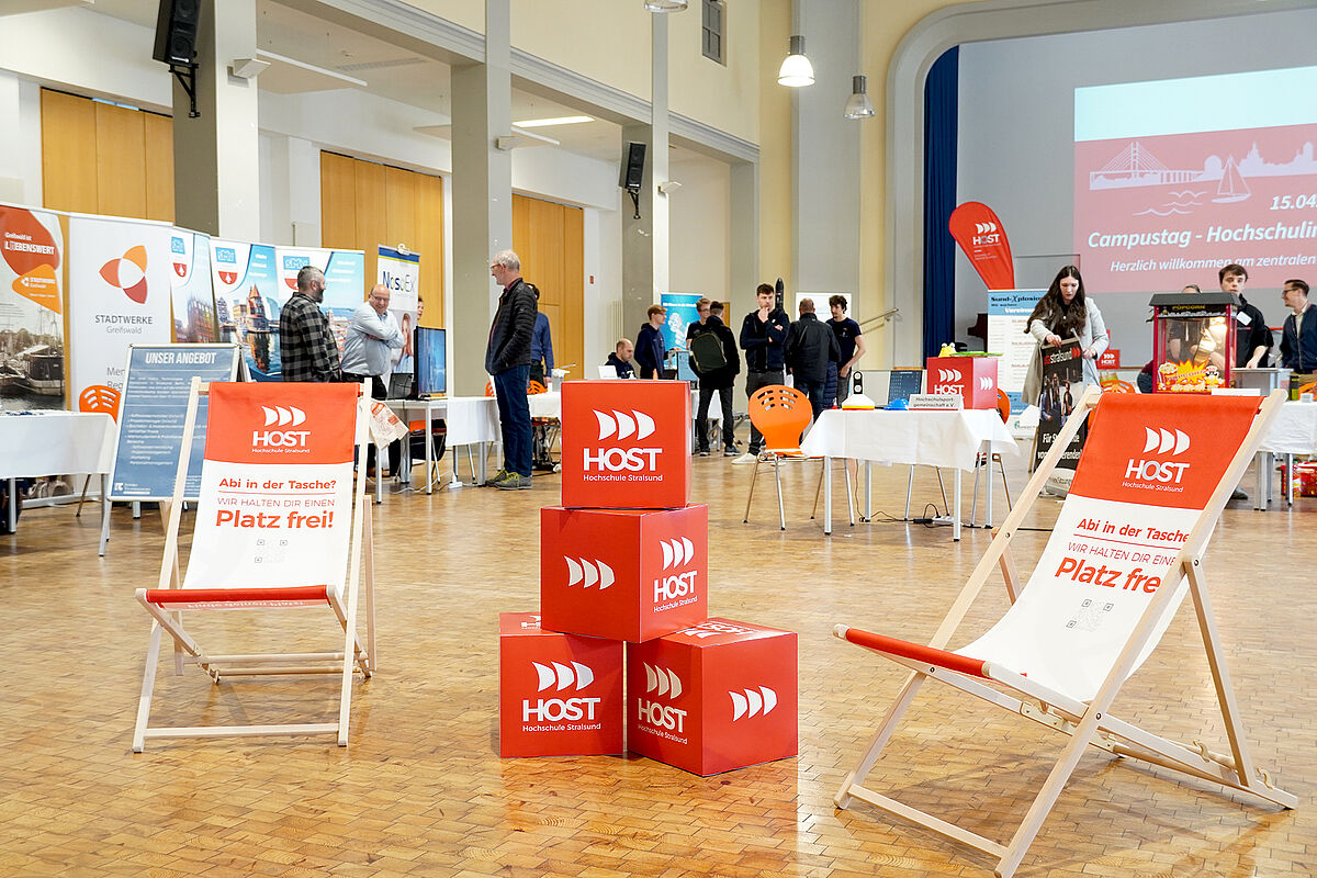 Blick ins Audimax. Hier war der zentrale Informationspunkt