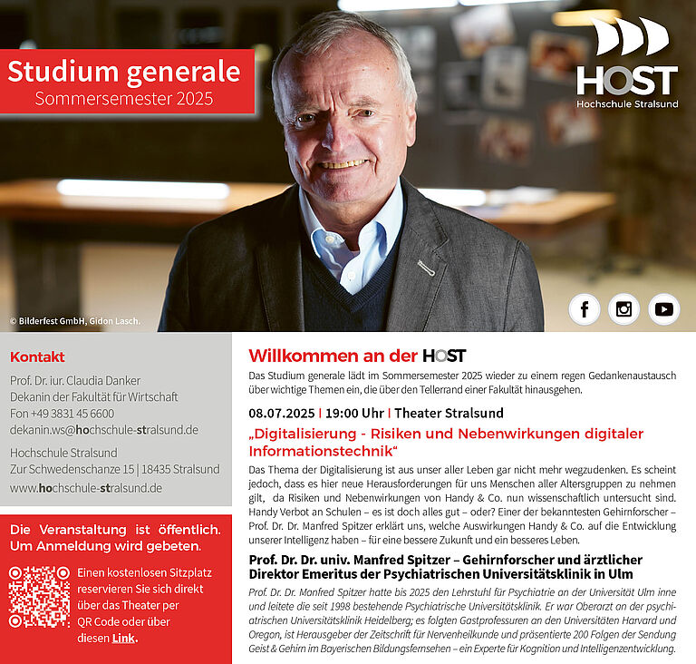 Werbeflyer für die Veranstaltung