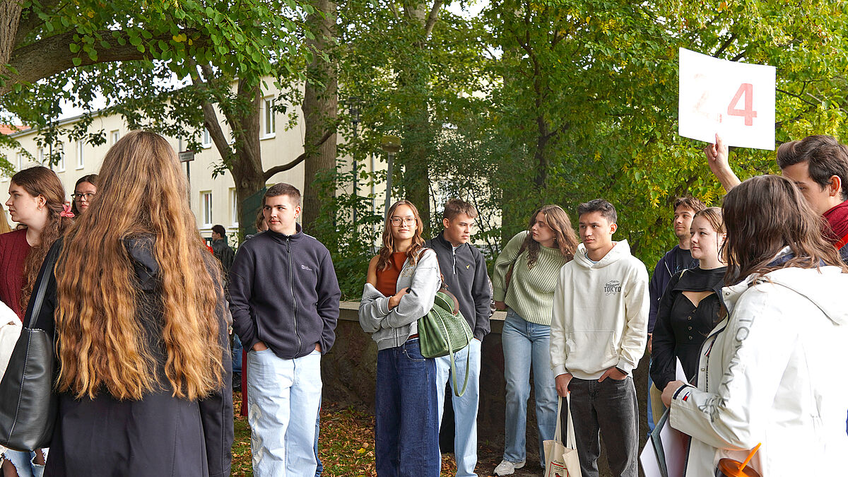 Gruppenfindung für das Programm durch die A&O Woche
