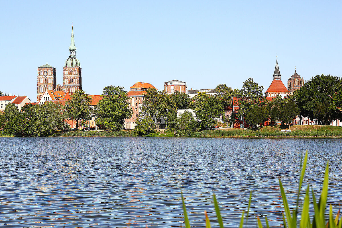Blick auf die Stralsunder Altstadt