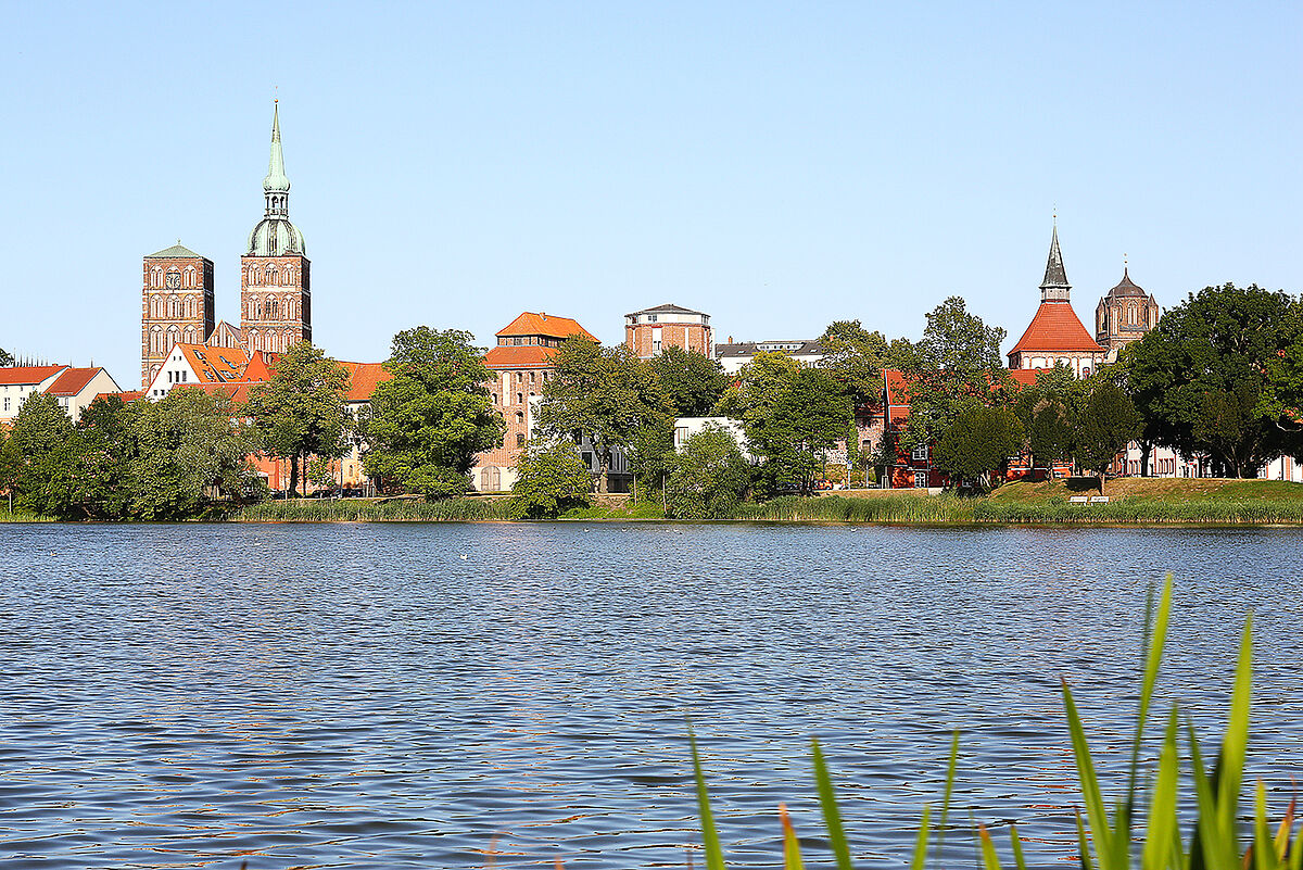 View of the old town of Stralsund