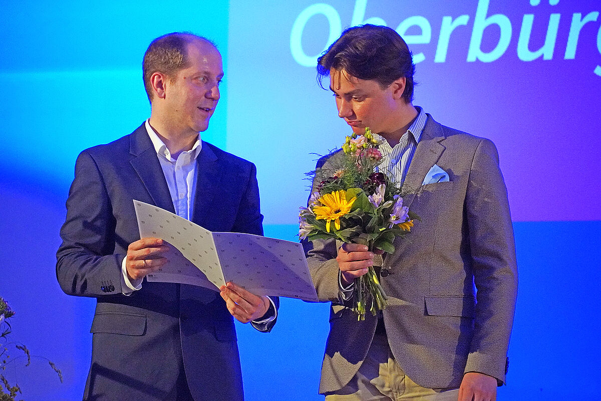 Übergabe Studienpreis der Hansestadt Stralsund Yones Seoudes