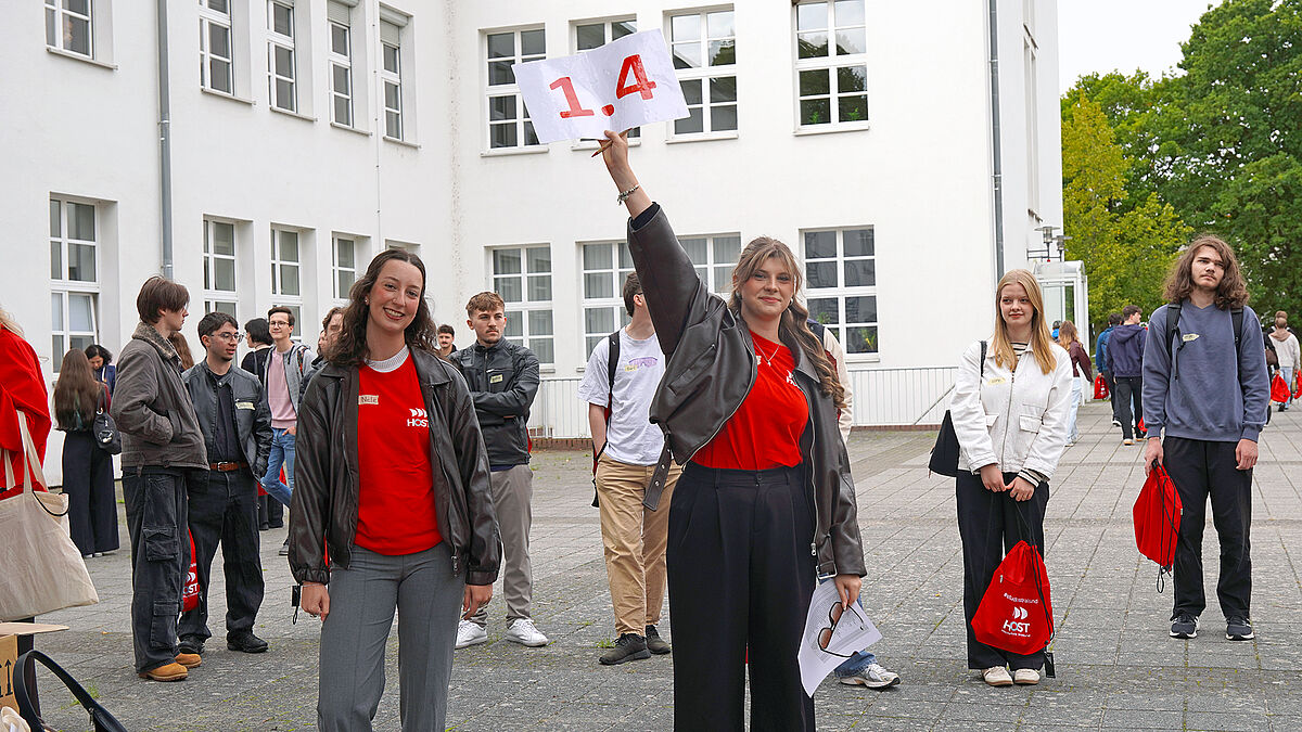 Gruppenfindung für das Programm durch die A&O Woche
