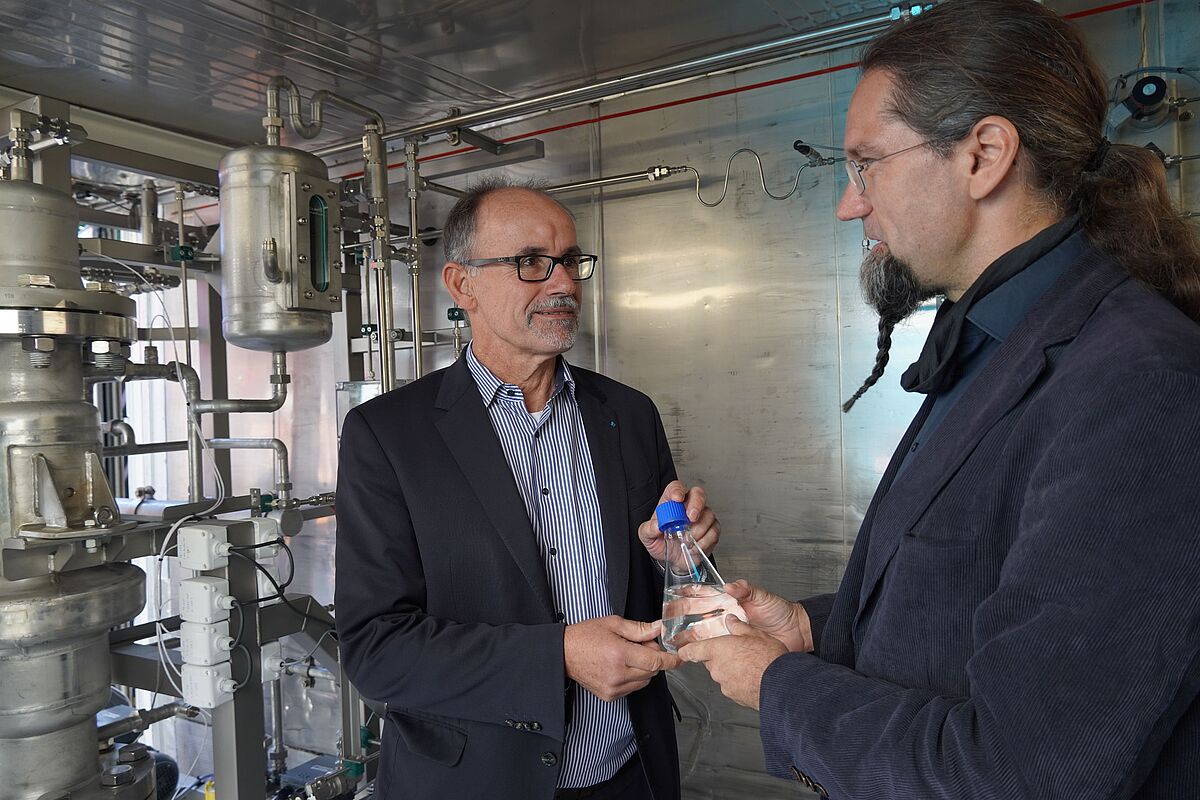 Dr. Wolfgang Blank und Prof. Dr. Joahnnes Gulden
