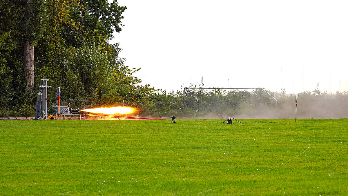 Triebwerkstest von Sundspace