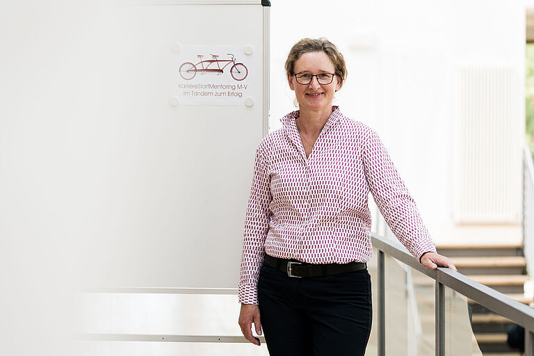 Sabine Petters ist die Projektmanagerin für das KarriereStartMentoring M-V an der Hochschule Stralsund.