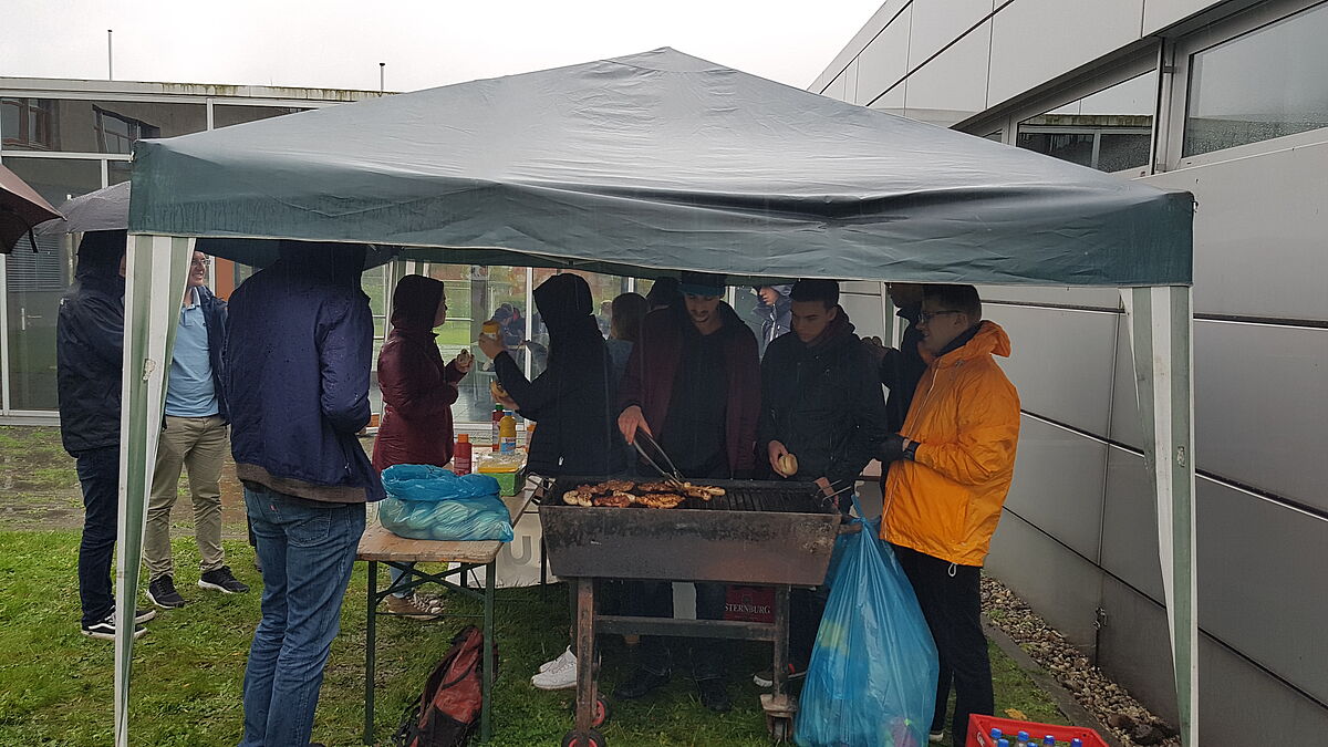 Grillen bei schönstem Wetter
