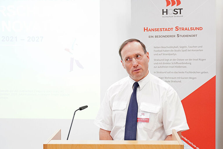 Prof. Dr.-Ing. Jens Ladisch, Prorektor für Forschung und Entwicklung der Hochschule Stralsund