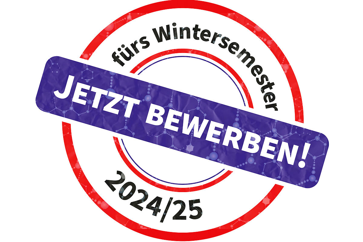 Jetzt für das Wintersemester 2024/25 online bewerben.