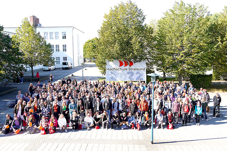 Gruppenfoto der Erstsemester