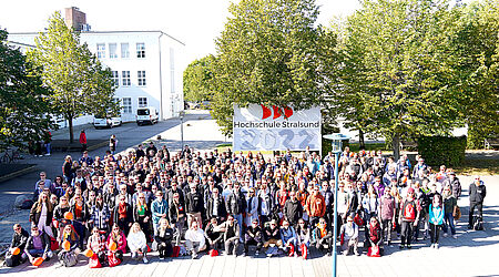 Gruppenfoto der Erstsemester